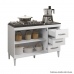 Balc&atilde;o para Cooktop 5 Bocas 2 Portas 3 Gavetas Virtus Kaiki M&oacute;veis