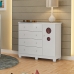 Comoda Infantil 1 Porta 4 Gavetas Bolinha - Moveis Peroba