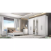 Guarda Roupa Casal Rizon 100% MDF 6 Portas 6 Gavetas Com Espelho Novo Horizonte