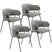 Kit 4 Cadeiras para Sala de Jantar Siena Primeira Linha