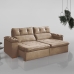 SOFA RETRATIL E RECLINAVEL TORONTO 250CM 4 LUGAR KC REI DE CASA VELUDO
