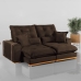 SOFA RETRATIL E RECLINAVEL MILANO 210CM 3 LUGARES KC REI DE CASA VELUDO