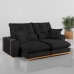 SOFA RETRATIL E RECLINAVEL MILANO 210CM 3 LUGARES KC REI DE CASA VELUDO