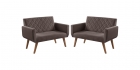 Kit 2 Poltronas 2 Lugares Anabelle Unidecor