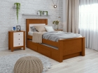 Cama Solteiro Bibox 2 Gavetas Athenas - Lopas