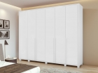 Guarda-Roupas Casal 6 Portas 6 Gavetas com P&eacute;s 100% MDF Imperatore - Lopas