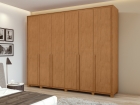 Guarda-Roupas Casal 6 Portas 8 Gavetas com P&eacute;s 100% MDF Imperatore - Lopas