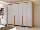 Guarda-Roupas Casal 6 Portas 8 Gavetas com P&eacute;s 100% MDF Imperatore - Lopas
