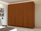 Guarda-Roupas Casal 6 Portas 8 Gavetas com P&eacute;s 100% MDF Imperatore - Lopas