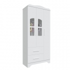 Armario Infatil 3 Portas 2 Gaveta Lisi - Moveis Peroba