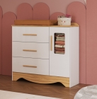 Cômoda Clara 1 Porta 3 Gavetas - Moveis Peroba