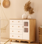 Comoda Infantil 1 Porta 4 Gavetas Uli - Moveis Peroba