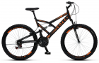 Bicicleta GPS 148 Dupla Suspens&atilde;o e Freios V-Brake, Aro 26 Aero, 36 Raias, 21 Marchas Colli