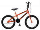 Bicicleta Max Boy CROSS, Aro 20 S/M 36 Raias, Freios V-Brake Nylon, Descanso Lateral, Aro 20, Roda Livre 1V 18D, Guid&atilde;o Cross/BMX