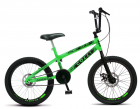Bicicleta Colli SKILL BOY, Aro 20 Aero, Guid&atilde;o Cross BMX, Tam 14., 36 Raias, Freios a Disco Dianteiro e Traseiro, Descanso Lateral