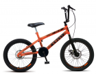 Bicicleta Colli SKILL BOY, Aro 20 Aero, Guid&atilde;o Cross BMX, Tam 14., 36 Raias, Freios a Disco Dianteiro e Traseiro, Descanso Lateral