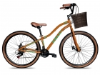Bicicleta Viena Aro 29 Freio Disco 21v Com Cest&atilde;o Colli Cor Bronze Tamanho Do Quadro 17