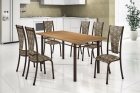 Conjunto Mônaco 06 Cadeiras com Base Piauí BM Tubulares