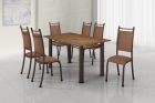 Conjunto Verona 06 Cadeiras com Base Acre BM Tubulares