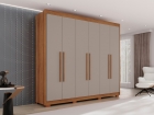 Guarda-Roupa Casal It&aacute;lia 6 portas 100% MDF Salleto