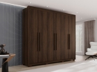 Guarda-Roupa Casal It&aacute;lia 6 portas 100% MDF Salleto