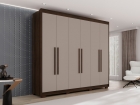 Guarda-Roupa Casal It&aacute;lia 6 portas 100% MDF Salleto