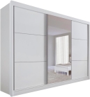 Guarda Roupa Casal com Espelho Los Angeles 3 Portas 6 Gavetas sem pés - D Doro