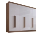 Guarda Roupa Casal 6 Portas 7 Gavetas com pés Athos - D Doro