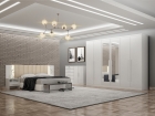 Guarda Roupa Casal Royal 6 Gavetas Com Espelho Novo Horizonte