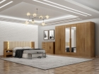 Guarda Roupa Casal Royal 6 Gavetas Com Espelho Novo Horizonte