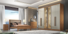 Guarda Roupa Rizon Glass 6 Portas 8 Gavetas 2 Portas Reflequita Novo Horizonte