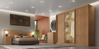 Guarda Roupa Casal Diamond Glass 3 Portas 8 Gavetas 1 Porta Reflequita Novo Horizonte