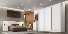 Guarda Roupa Casal Arezzo 3 Portas 4 Gavetas Novo Horizonte