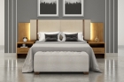 Cabeceira Cama Box Casal Monterrey Com 2 Mesa de Cabeceira Novo Horizonte