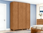 Guarda-Roupa Loop 4 Portas e 3 Gavetas - Lopas