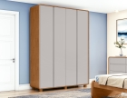 Guarda-Roupa Loop 4 Portas e 3 Gavetas - Lopas
