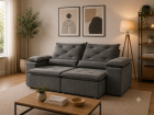 SOFA BEATRIZ 1.95 NOBLY VELUDO