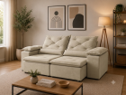 SOFA BEATRIZ 1.95 NOBLY VELUDO