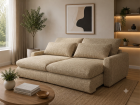 SOFA CURVE 2.50 NOBLY LINHO