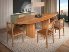 SALA DE JANTAR FLOREN&Ccedil;A 180CM COM 6 CADEIRAS MADEIRA MACI&Ccedil;A VIENA COURINO
